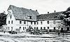 Dbrwno - Zamek w Dbrwnie na fotografii z pocztku XX wieku