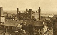 Gniew - Zamek po poarze z 1921 roku