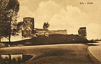 Koo - Zamek w Kole na zdjciu W.Januszewicza z okoo 1920 roku
