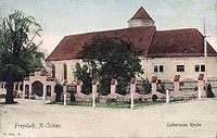 Kouchw - Zamek w Kouchowie na zdjciu z 1905 roku