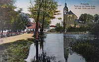 Krajenka - Zamek w Krajence na zdjciu z lat 1905-15