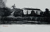 Krapkowice - Zamek na widokwce z okresu midzywojennego