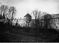 Lesko - Zamek w Lesku na zdjciu z lat 1925-39
