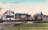 Lubliniec - Zamek w Lublicu na zdjciu z lat 1900-04