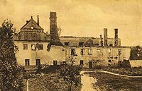 Lutomiersk - Zamek w Lutomiersku na zdjciu z 1914 roku