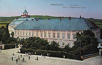 Midzylesie - Zamek w Midzylesiu na widokwce z 1907 roku