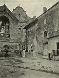 Morawica - Budynek zamkowy w Morawicy na zdjciu z lat 1900-06