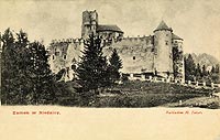 Niedzica - Zamek niedzicki w 1904 roku