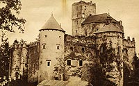Niedzica - Zamek w Niedzicy na zdjciu Wadysawa Hawlina z 1929 roku