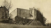 Nowy Scz - Zamek w Nowym Sczu na zdjciu J.Zajczkowskiego z 1900 roku