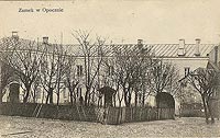 Opoczno - Zamek na widokwce z 1915 roku