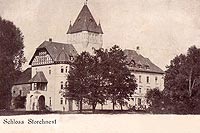 Osieczna - Zamek w Osiecznej na zdjciu z 1901 roku