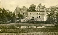 Pzino - Zamek w Pzinie na widokwce z pocztkw XX wieku