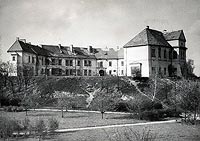 Putusk - Zamek w Putusku na zdjciu z lat 60. XX wieku