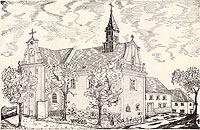 Pako - Zamek w Pakoci na rysunku z lat 1925-30