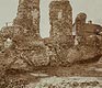 Raciek - Ruiny zamku w Raciku na zdjciu Stanisawa Szalaya sprzed 1915 roku