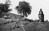 Rytwiany - Ruiny zamku w Rytwianach na zdjciu z okresu midzywojennego