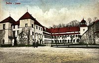 Sucha Beskidzka - Zamek w Suchej okoo 1906 roku