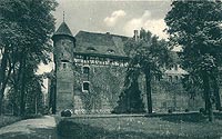 Szymbark - Zamek w Szymbarku w 1930 roku