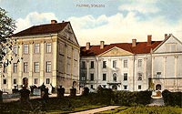 Wiele Pnocny - Zamek w Wieleniu Pnocnym na zdjciu z lat 1912-17