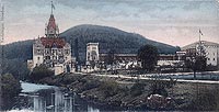 Wojanw - Zamek Bobrw w Wojanowie na zdjciu z 1905 roku