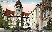 Zocieniec - Zamek w Zociecu na pocztwce z pocztkw XX wieku